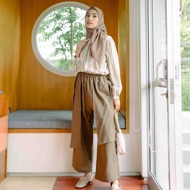 Theena Pants Soft Brown