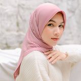 Geya Pleats Square (Segiempat Plisket) Mauve Glow