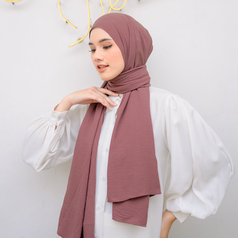 Aleza Shawl Dusty Taro