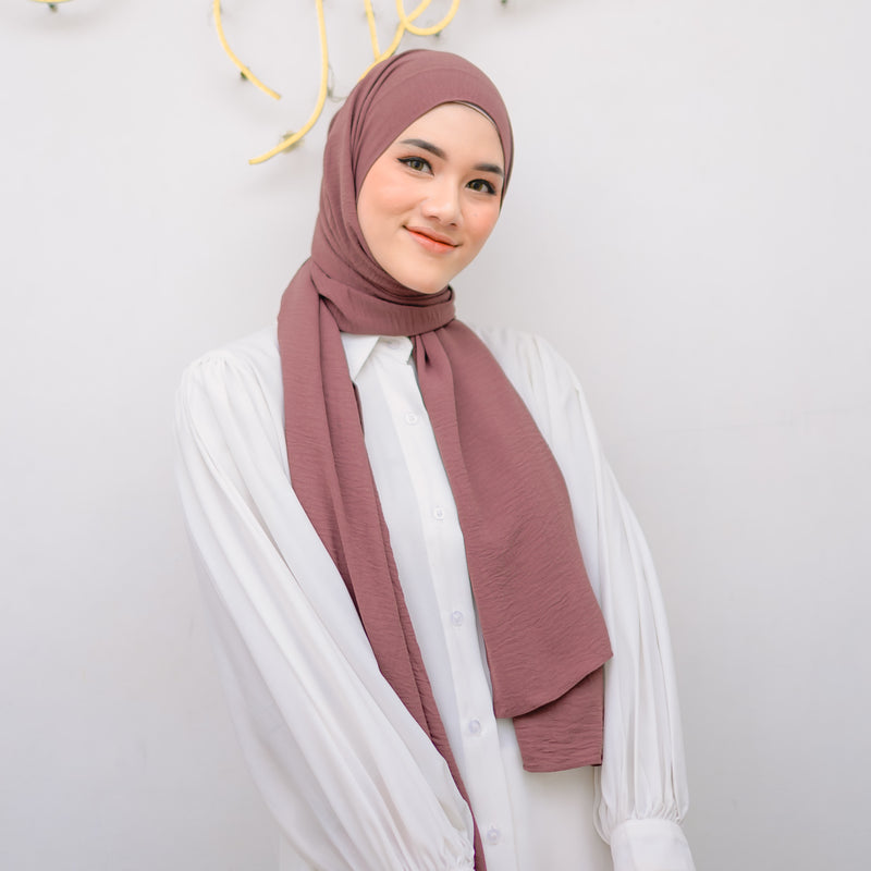 Aleza Shawl Dusty Taro