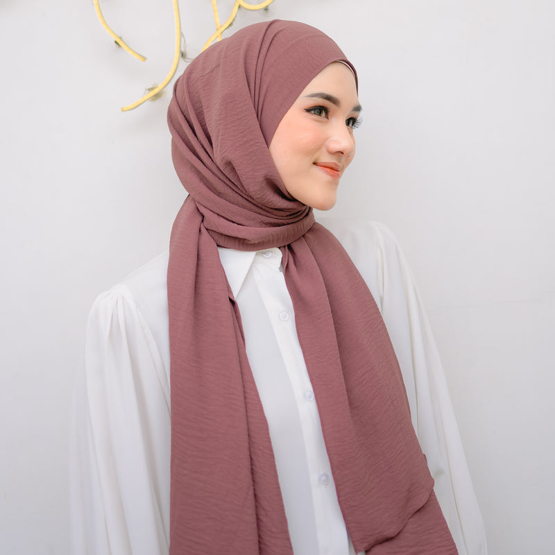 Aleza Shawl Dusty Taro