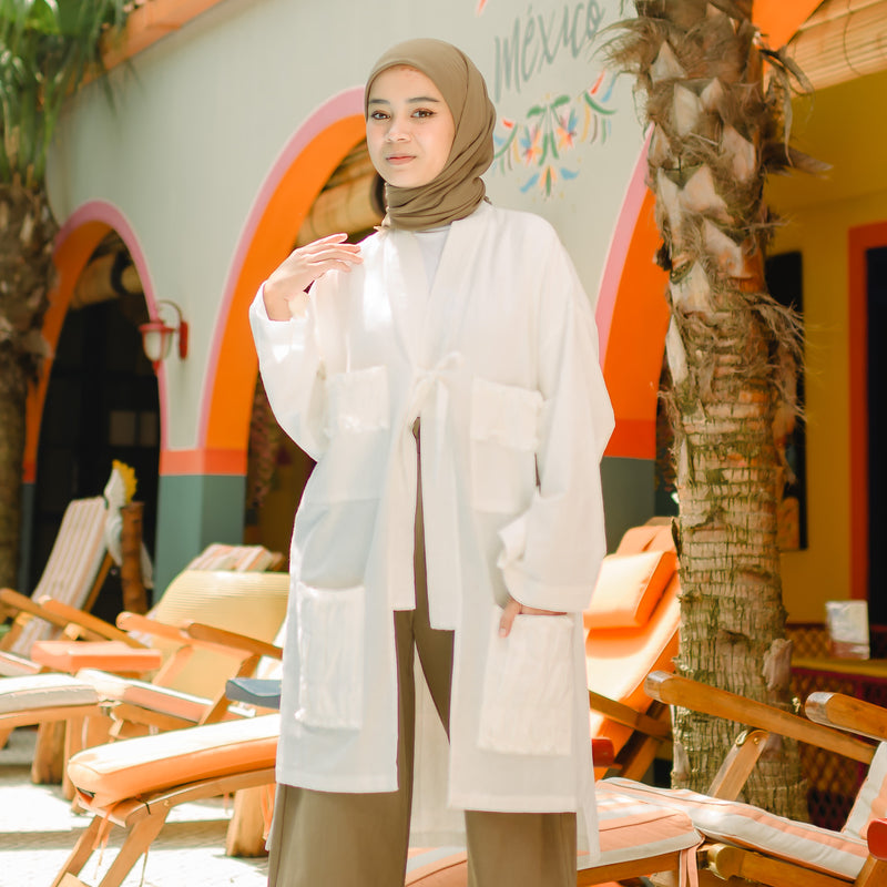 Zyre Outer Broken White (Outer Cotton Linen)