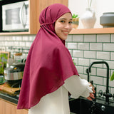 Hawa Instan (Bergo Diamond) Burgundy