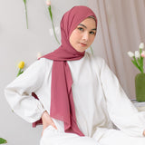 Bawal Shawl (Pashmina Ceruti Babydoll) Dark Pink Plum