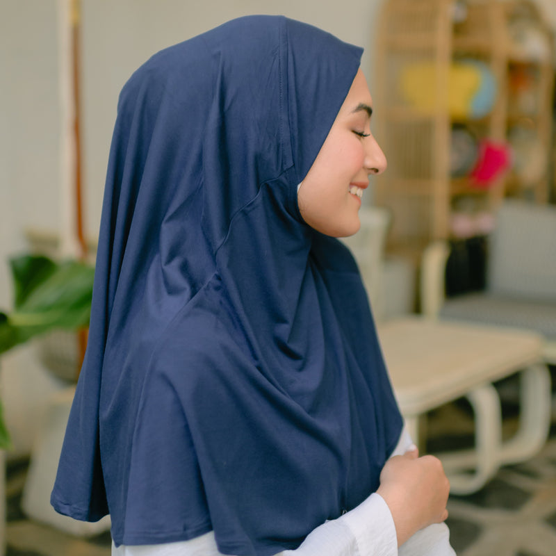 Alma Instan (Hijab Instan Rayon) Navy