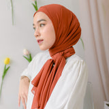 Bawal Shawl (Pashmina Ceruti Babydoll) Burn Siena