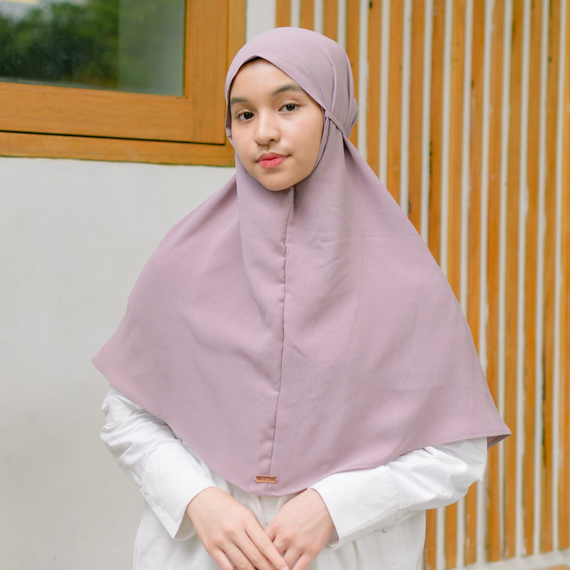 Biyya Instan (Bergo Crinkle) Tea Rose