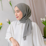 Bawal Shawl (Pashmina Ceruti Babydoll) Castrol Grey