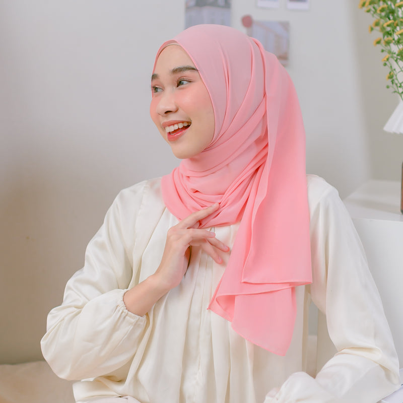 Bawal Shawl (Pashmina Ceruti Babydoll) Cotton Candy