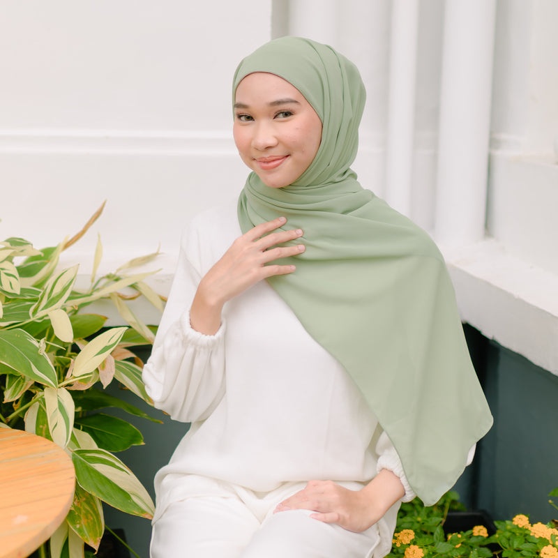 Bawal Inner Shawl Avocado