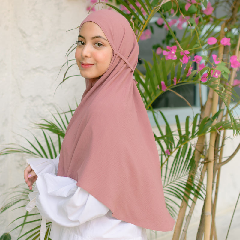 Biyya Instan (Bergo Crinkle) Old Tan