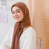 Geya Pleats Square (Segiempat Plisket) Brownie