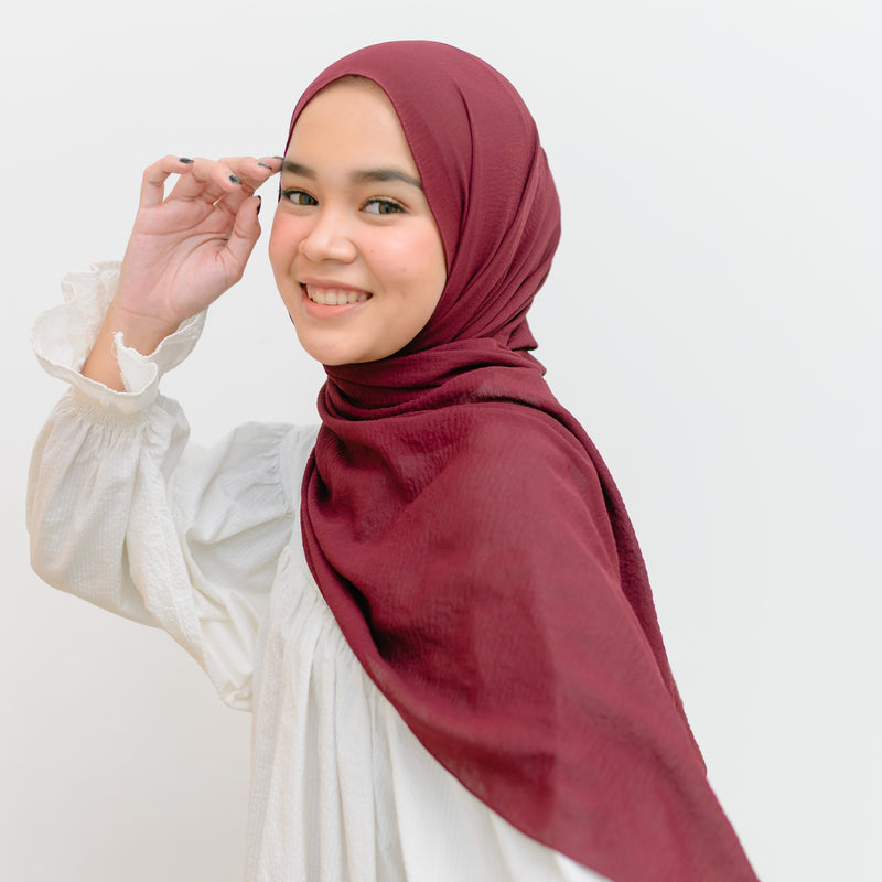 Ilya Shawl Burgundy