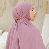 Biyya Instan (Bergo Crinkle) Soft Purple