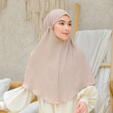 Biyya Instan (Bergo Crinkle) Soft Beige