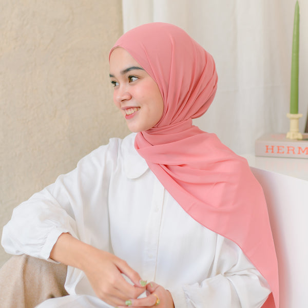 Bawal Shawl (Pashmina Ceruti Babydoll) Dusty Pink