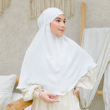 Biyya Instan (Bergo Crinkle) Broken White