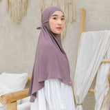 Biyya Instan (Bergo Crinkle) Dark Orchid