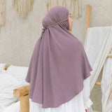 Biyya Instan (Bergo Crinkle) Dark Orchid