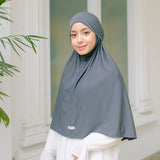 Nuha Instan (Bergo Jersey) Stone Grey