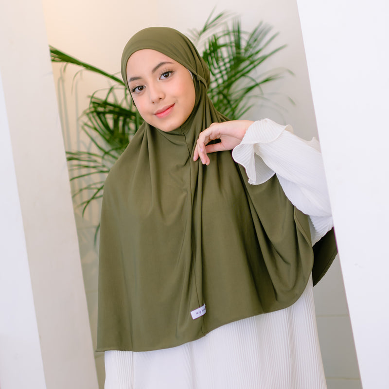 Nuha Instan (Bergo Jersey) Dove Army