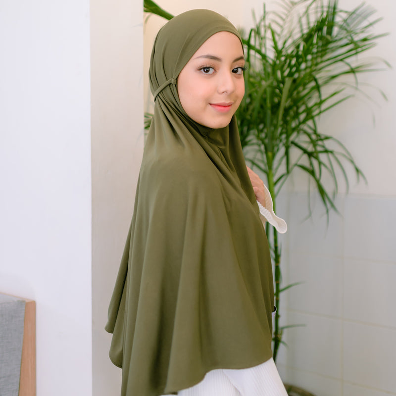 Nuha Instan (Bergo Jersey) Dove Army