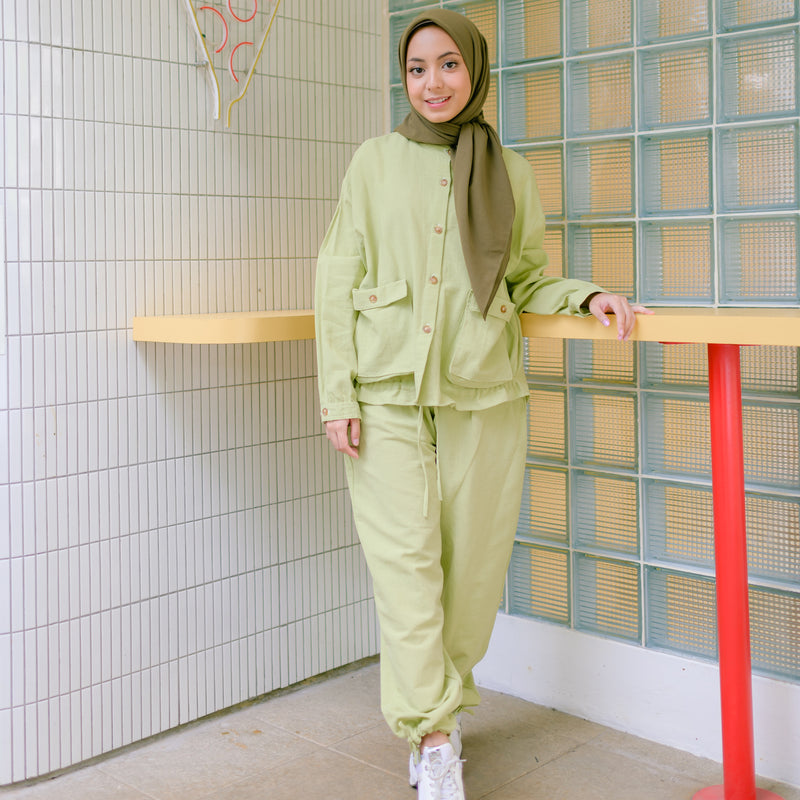 Rumi Pants Green Pastel