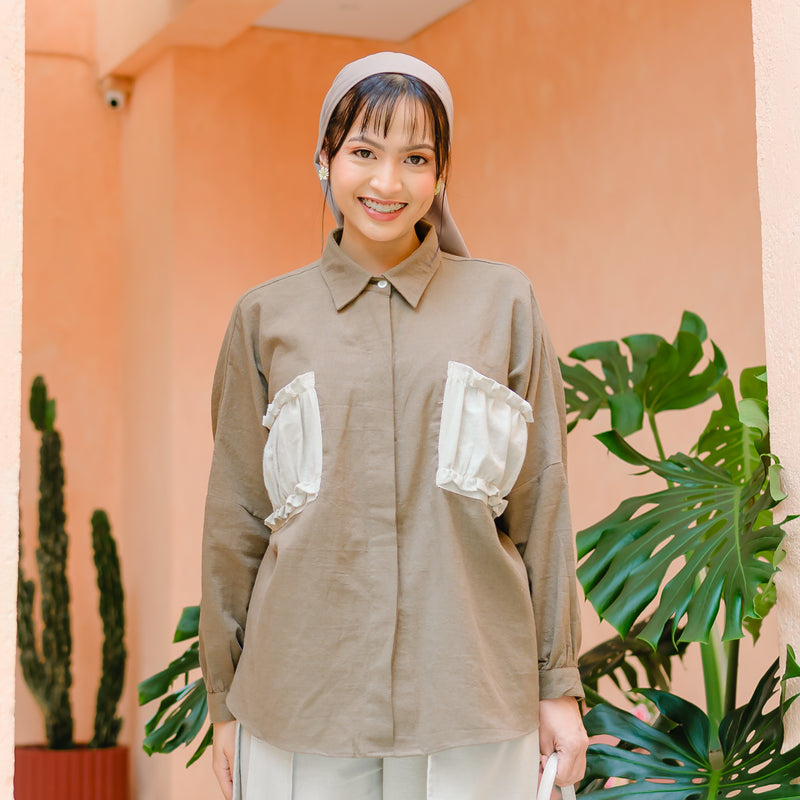 Poki Shirt Soft Brown