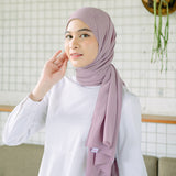 Bawal Shawl (Pashmina Ceruti Babydoll) Soft Purple