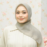 Viona Paris Square (Hijab Swarovski) Grey Cream