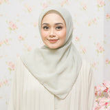 Viona Paris Square (Hijab Swarovski) Cream Almond