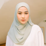 Bawal Shawl (Pashmina Ceruti Babydoll) Sage