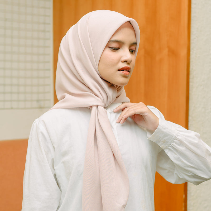 Haraa Voal Plain Soft Pink