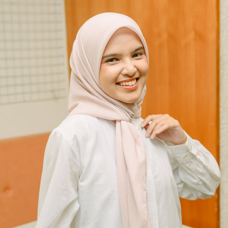 Haraa Voal Plain Soft Pink