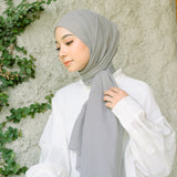 Dira Eyelash Shawl Grey Griss