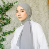 Dira Eyelash Shawl Grey Griss