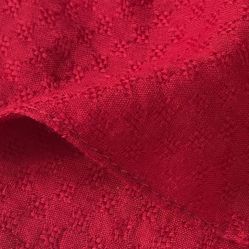 Waffle Shawl Maroon